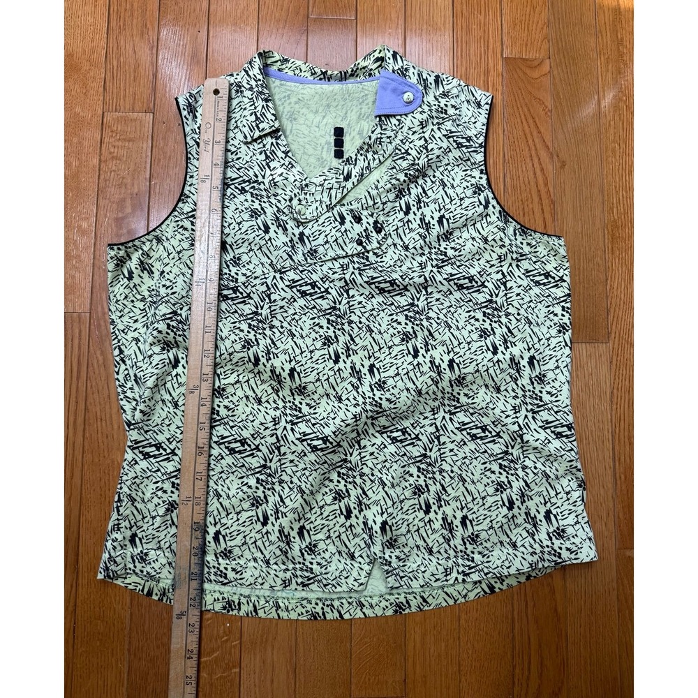 Vintage Jamie Sadock Geometric Asymmetrical Golf Top Large - Picture 7 of 7